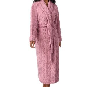 Room Service Women's Cozy Robe, X-Small, Pink - NWT